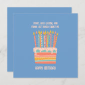 Verjaardag Kaart Grappige verjaardagskaart voor op (Voorkant / Achterkant)