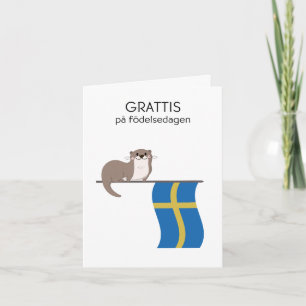Verjaardag Kaart – Grattis på födelsedagen