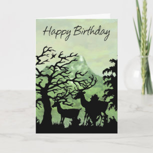 Verjaardag Kaart Happy Birthday met Deer