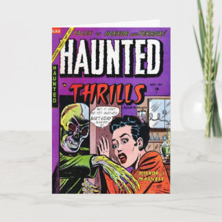 Verjaardag Kaart "Haunted Thrills"