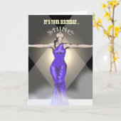 Verjaardag Kaart: Het is je verjaardag... glanzen Kaart (Gele Bloem)