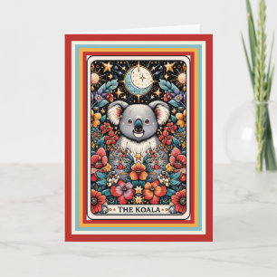 Verjaardag Kaart met Koala om je vrede te sturen