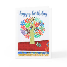 Verjaardag Kaart met lichte vers van Jo Afbeelding