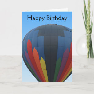 Verjaardag Kaart met luchtballon