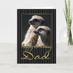Verjaardag Kaart met meerkat