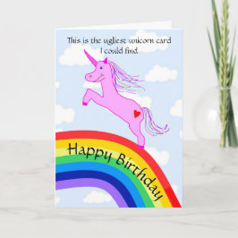 Verjaardag Kaart Unicorn