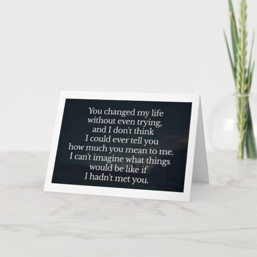 *** VERJAARDAG KAART VAN EEN VRIEND **** (Voorkant)