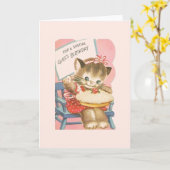 Verjaardag Kaart van het meisje (Gele Bloem)