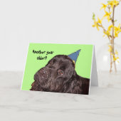 Verjaardag Kaart van Newfoundland (Gele Bloem)