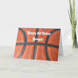 Verjaardag Kaart voor de basketbalster