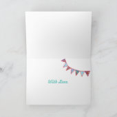 Verjaardag Kaart voor Docent, Bunting, Geschenken (Binnen)