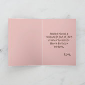 Verjaardag Kaart voor een man Classy Modern (Binnen)