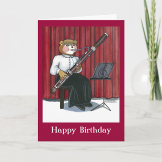 Verjaardag Kaart voor een musicus