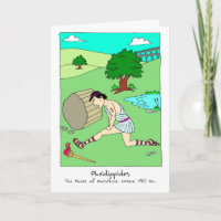 Verjaardag Kaart voor Marathoner - Pheidippides