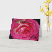 Verjaardag Kaart voor moeder (Gele Bloem)