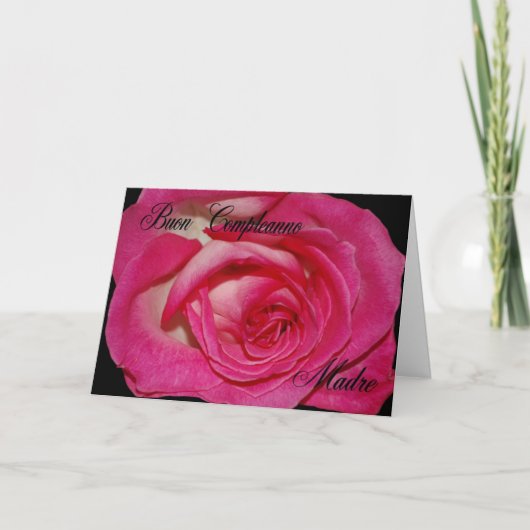 Verjaardag Kaart voor moeder (Voorkant)