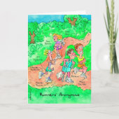 Verjaardag Kaart voor Runner - Runners Anonymous (Voorkant)