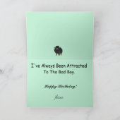 Verjaardag Kaart voor The Bad Boy Customize It! (Binnen)