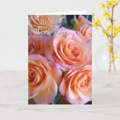 Verjaardag Kaart voor werk vrouw, werk echtgenoot (Gele Bloem)