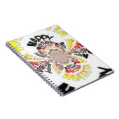 Verjaardag Kaleidoscope Art Print Notitieboek (Rechterzijde)