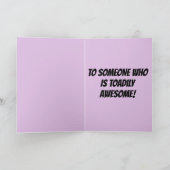 VERJAARDAG KIKKER GRAPPIGE WENSKAARTEN KAART (Binnen)