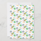 Verjaardag Kind buitenruimte afgebroken Kaart (Achterkant)