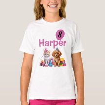 Verjaardag Kind Pawsome Party shirt