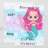 Verjaardag kinder kaart (Voorkant / Achterkant)