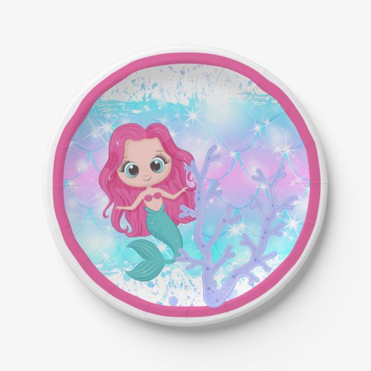 Verjaardag kinder papieren bordje (Voorkant)