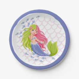 Verjaardag kinder papieren bordje