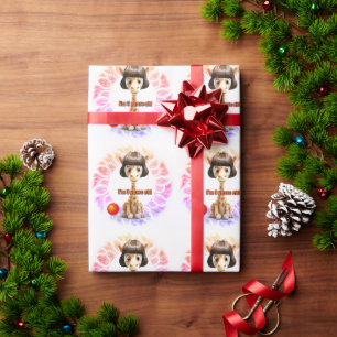 Verjaardag Klein Meisje Cadeaupapier
