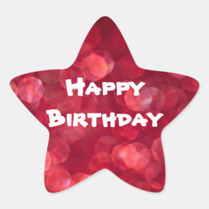 Verjaardag Kleurrijke Sticker