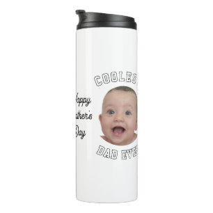 Verjaardag Koelste Papa Ooit Baby Gezicht Foto Koe Thermosbeker