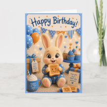 Verjaardag Konijn met Toast van de Baby Bun Buns