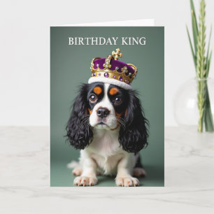 Verjaardag Koning Hond Kaart