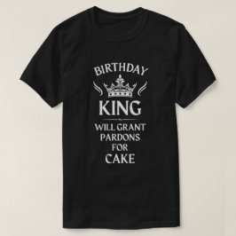 Verjaardag Koning - Zal gratie verlenen voor taart T-shirt