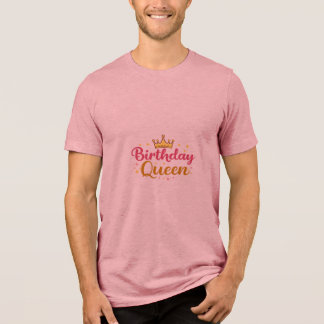 Verjaardag Koningin Kroon T-Shirt – Schattig Verja