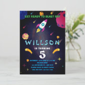 Verjaardag laatste vrije ruimte kaart (Staand voorkant)