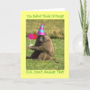 Verjaardag Late Kaart