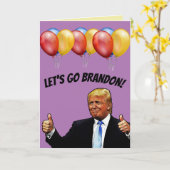 VERJAARDAG LATEN WE NAAR BRANDON TRUMP KAARTEN KAA (Gele Bloem)