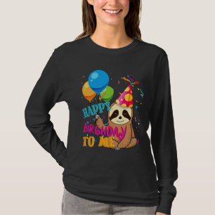 Verjaardag Leuke luiaard Jongens Meisjes Kinder 10 T-shirt