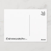 Verjaardag Luipaard Gecko Briefkaart (Achterkant)