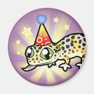 Verjaardag Luipaardgekko Magneet