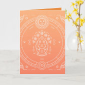 Verjaardag Maagd Kaart (Gele Bloem)