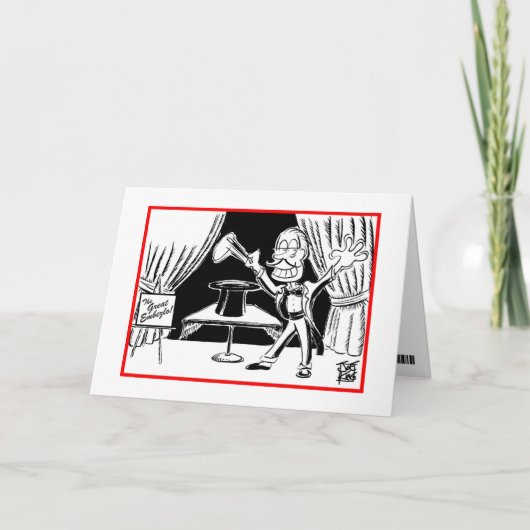 VERJAARDAG: "MAGISCH " KAART (Voorkant)