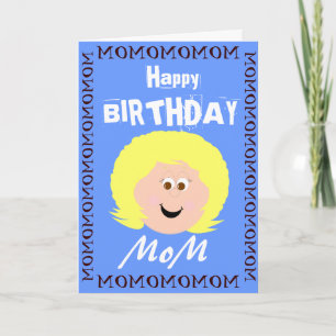 Verjaardag mama van zoon kaart