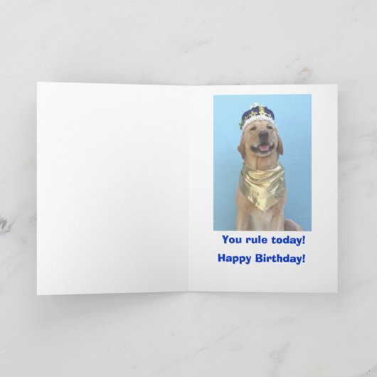 Verjaardag man/vader kaart (Binnen)