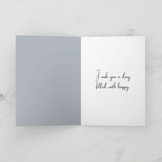 Verjaardag Melk en Chocolade Chip Cookies Kaart (Binnen)