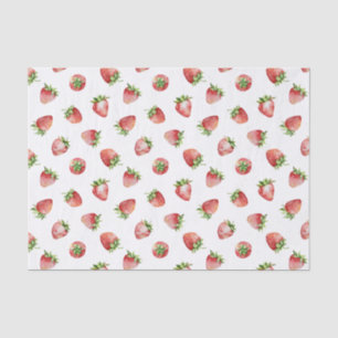 Verjaardag met aardbei tissuepapier