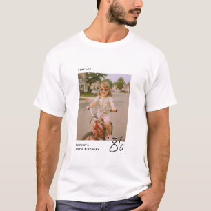 Verjaardag met antieke uitstraling elke leeftijd g t-shirt